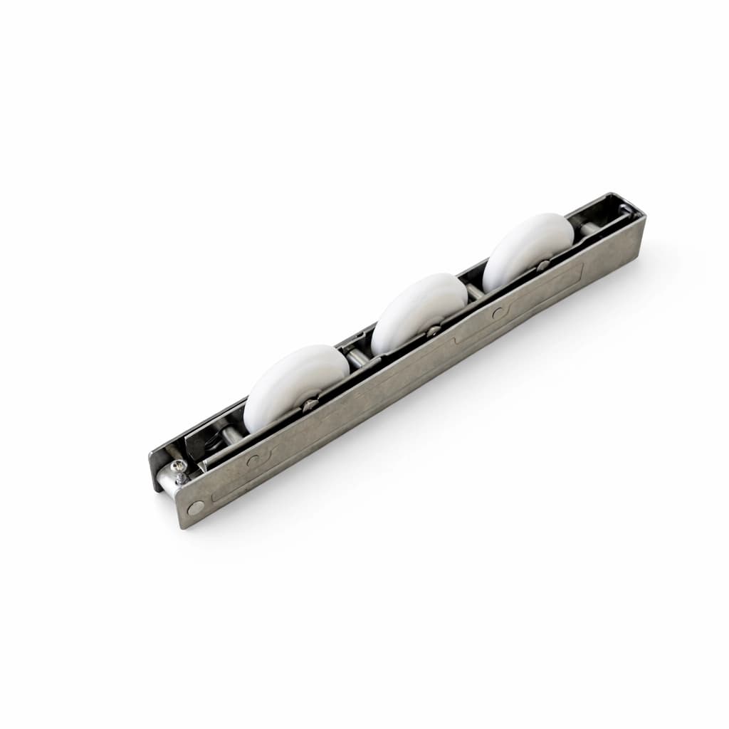Roldana Gold Tripla RG-U300A para Trilho U - 300kg por Folha (Atacado)