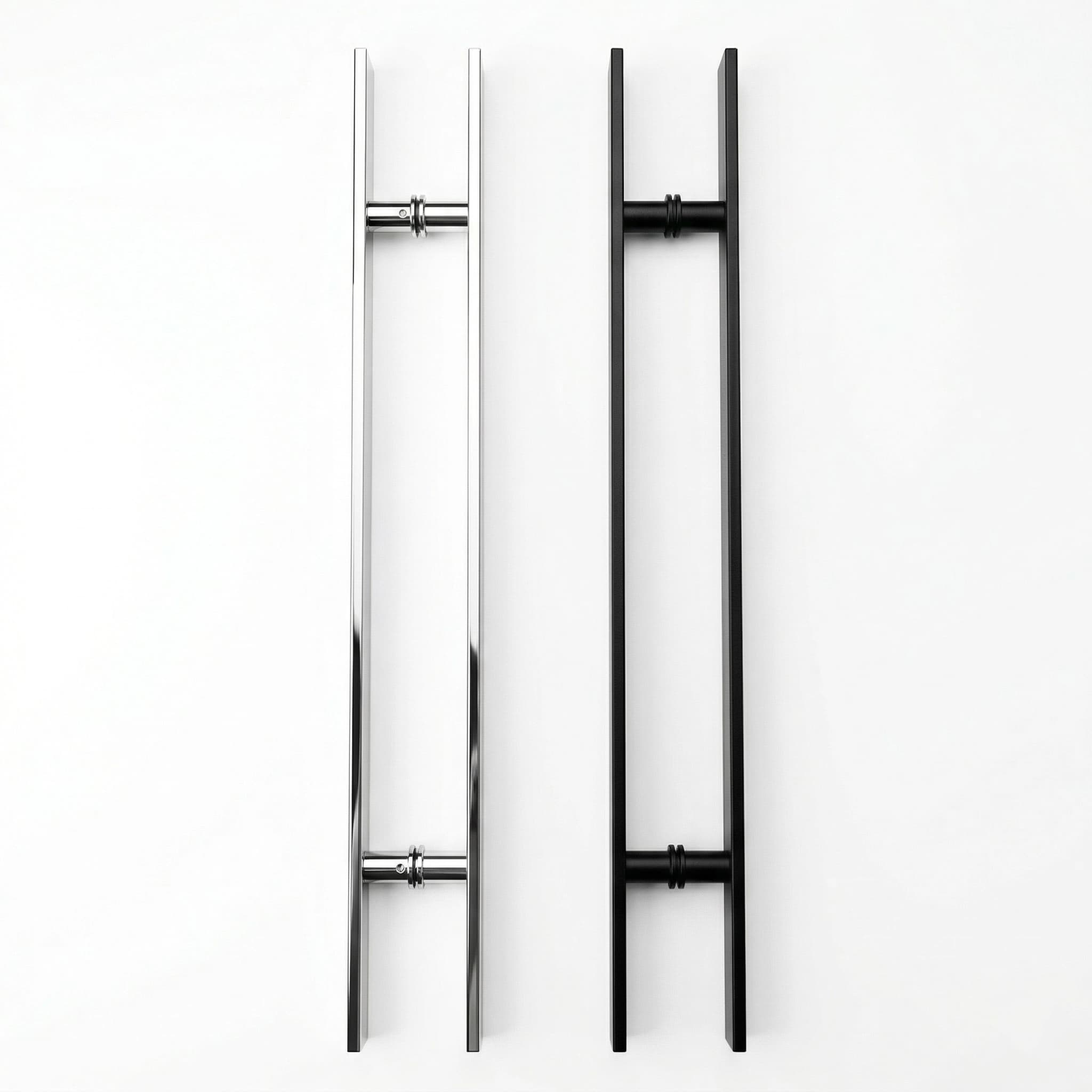 Puxador Alça Dupla Barra Chata Inox 304 1200x1500mm