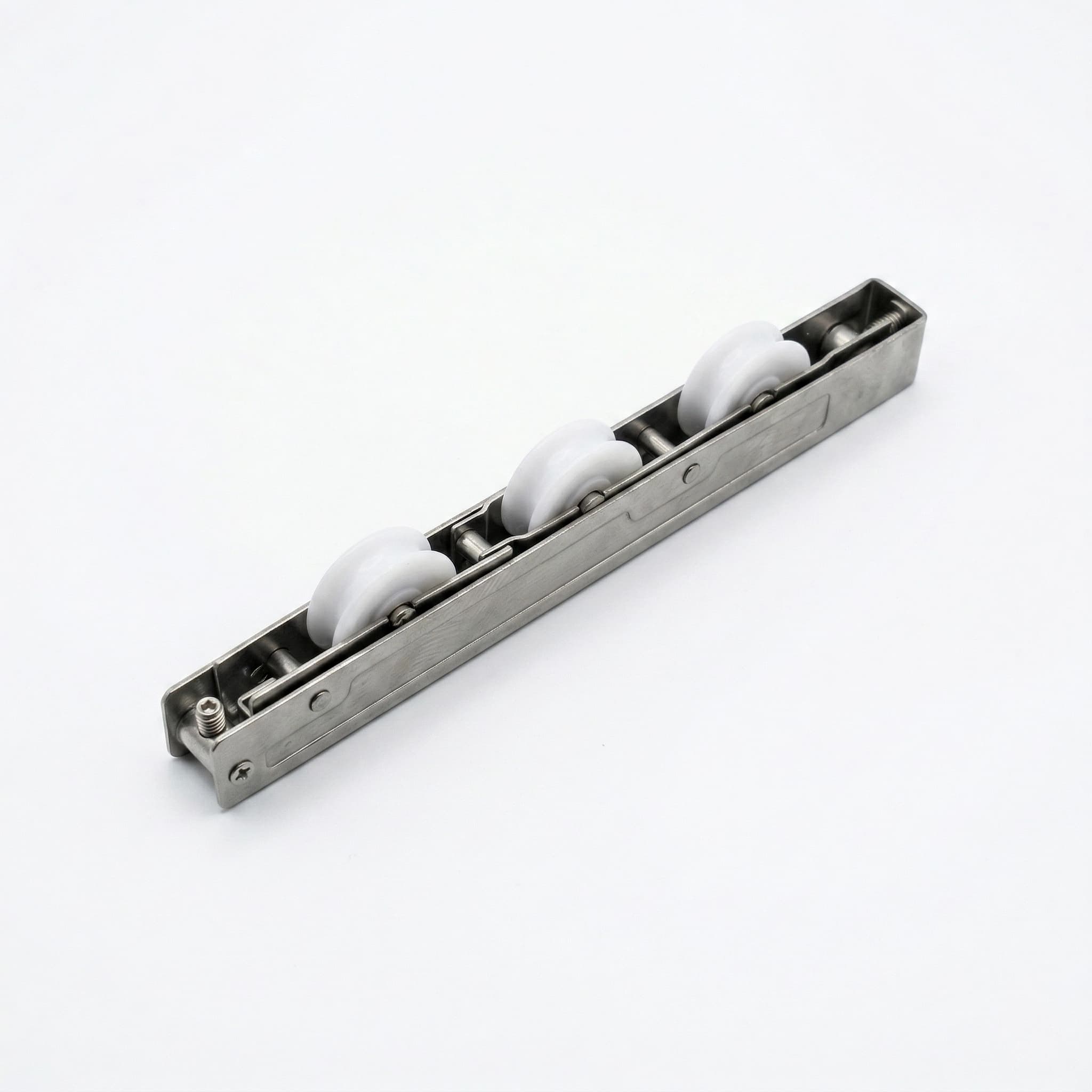 Roldana Gold Tripla RG-R300A para Trilho Redondo - 300kg por Folha (Atacado)