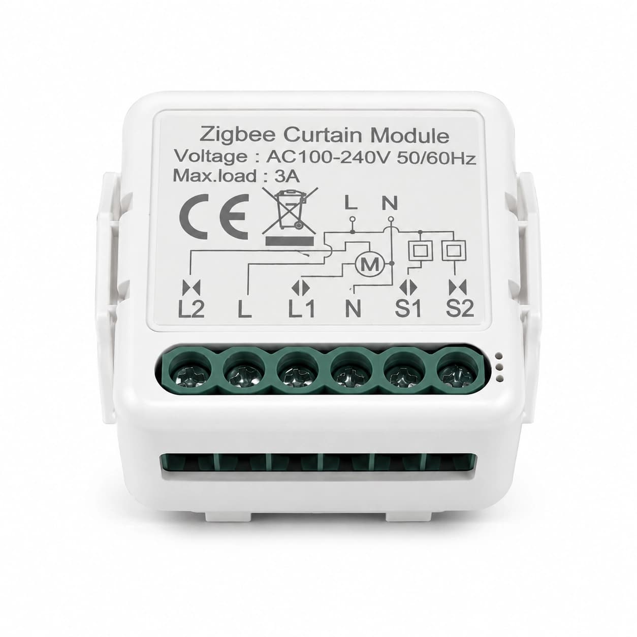 Controlador Smart de Automação de Cortina Zigbee 1 Gang (Atacado) - Miniatura 3