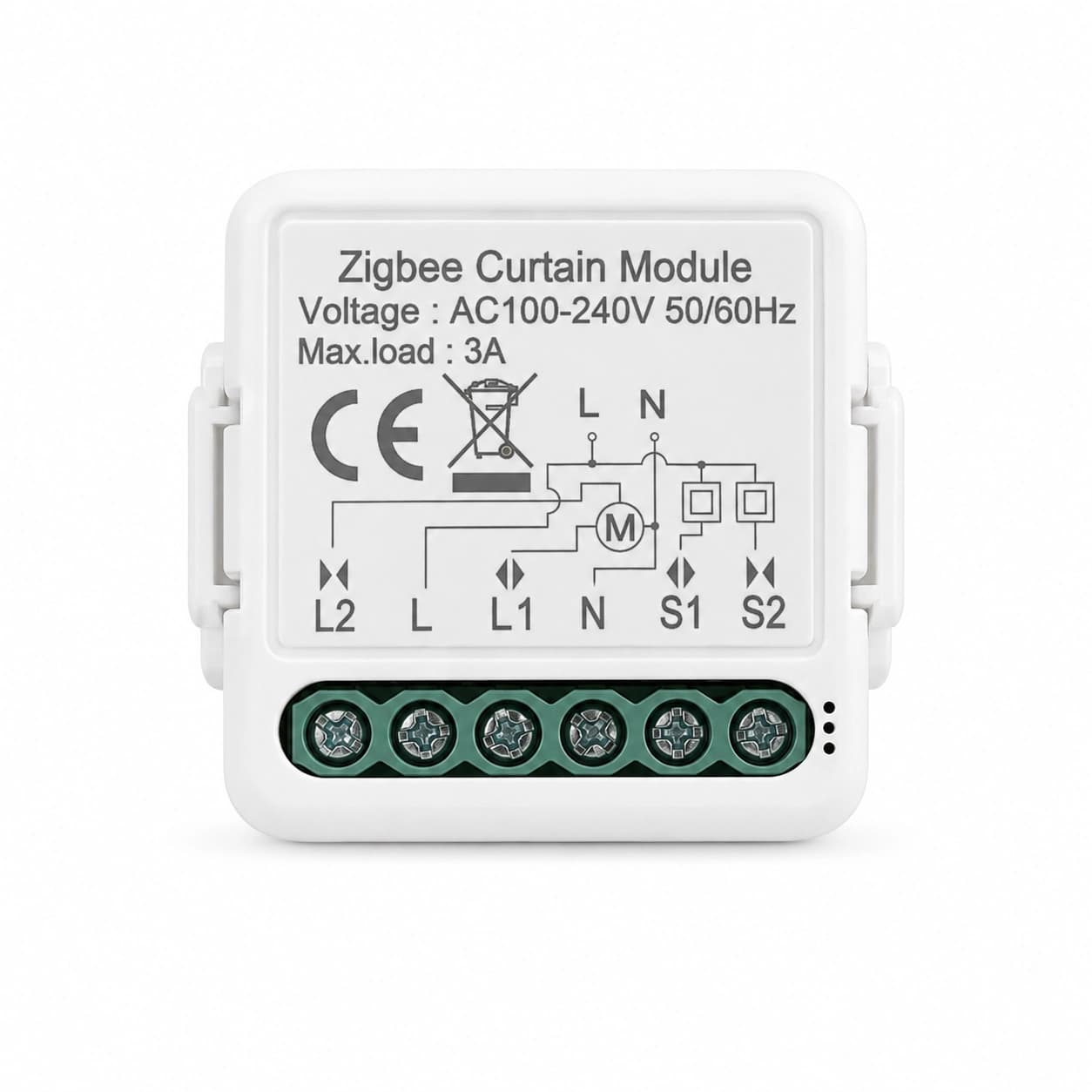 Controlador Smart de Automação de Cortina Zigbee 1 Gang (Atacado)