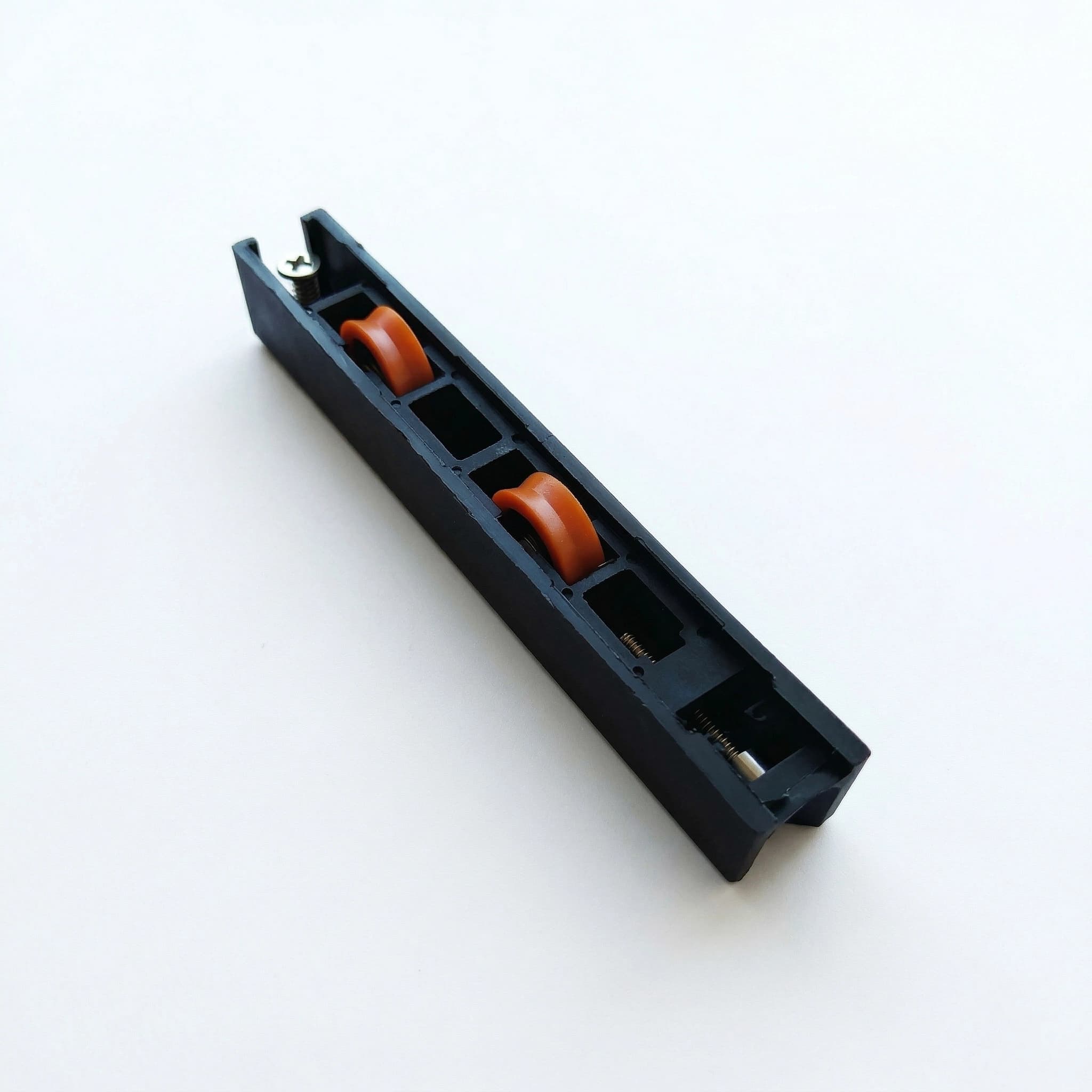 Roldana Dupla Suprema ROL-439 com Rolamento Nylon - 80kg (Atacado)