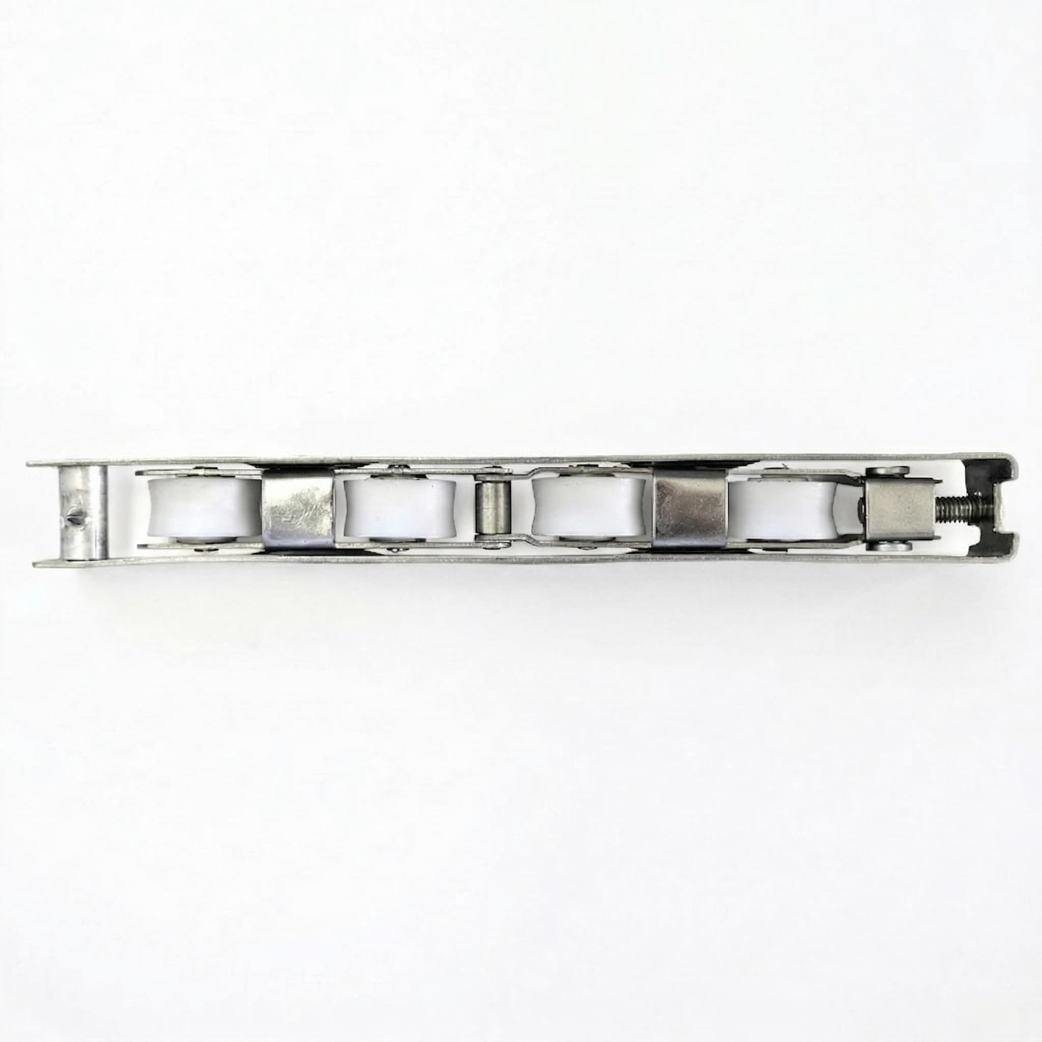 Roldana Inox Quádrupla Gold RG-250 para Trilho Redondo - 250kg por Folha (Atacado) - Miniatura 4