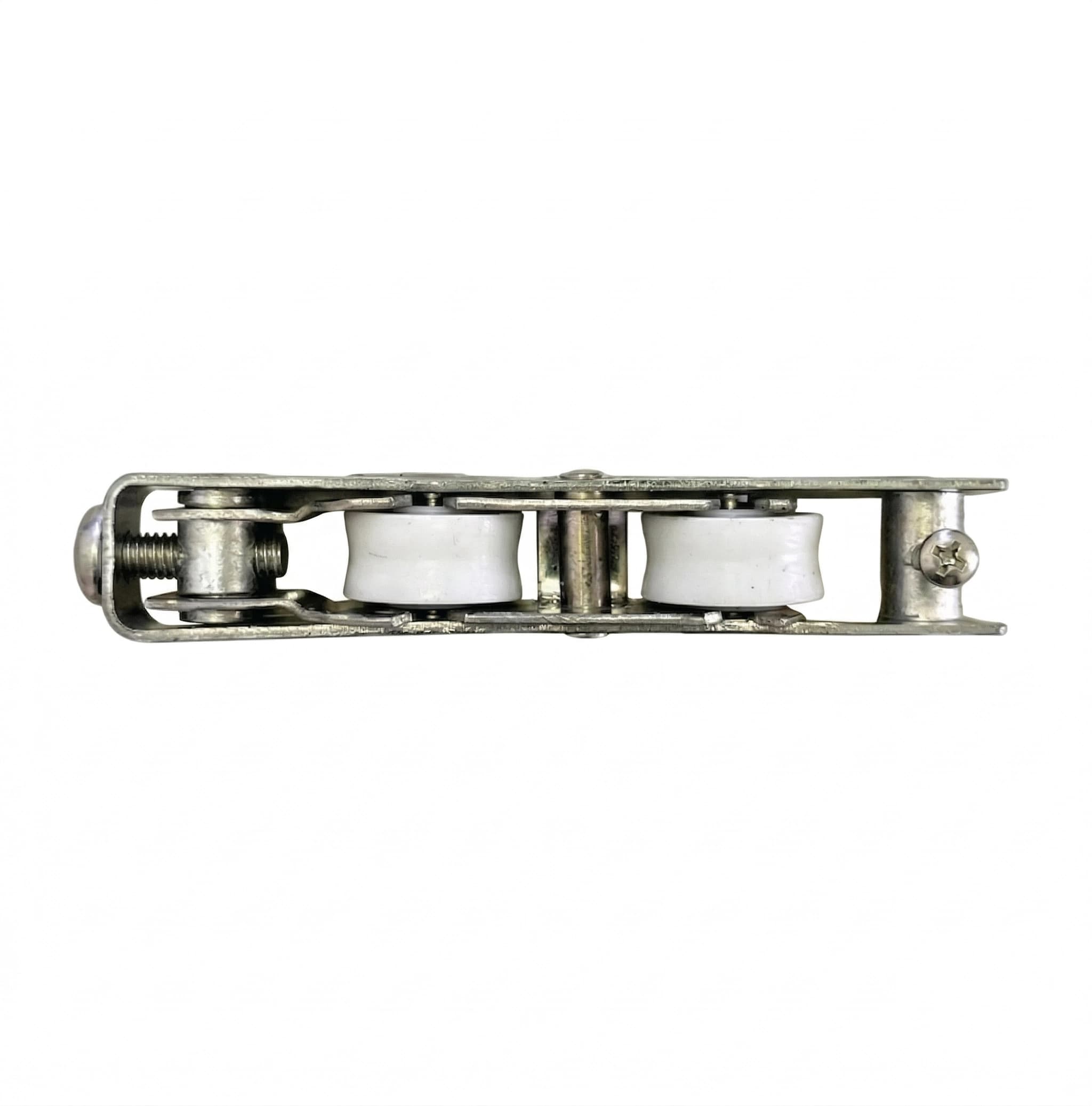 Roldana Suprema Inox Dupla RS-150 para Trilho Redondo - 150kg por Folha (Atacado) - Miniatura 3