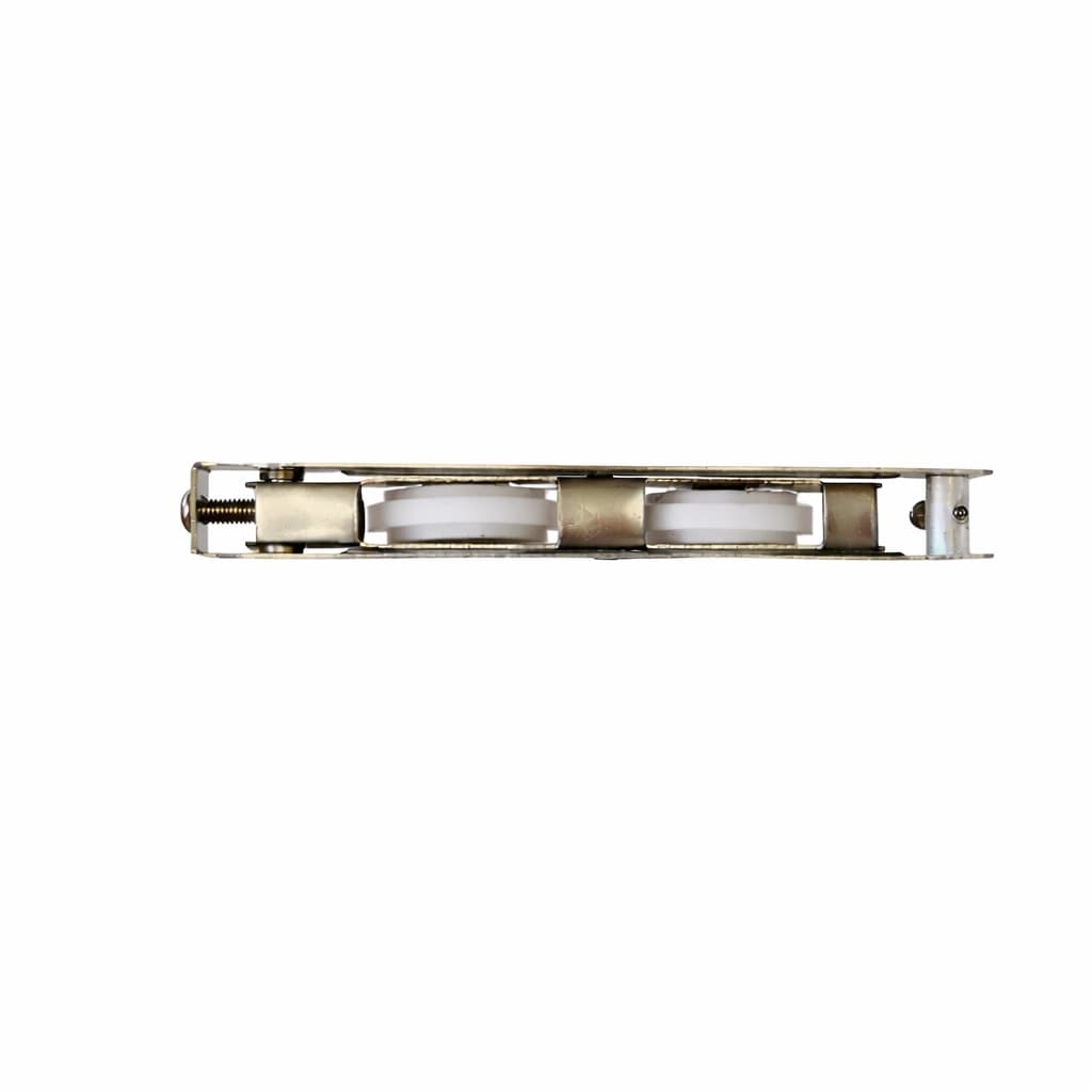 Roldana Inox Dupla RG-U200A para Trilho U - 200kg por Folha (Atacado) - Miniatura 3