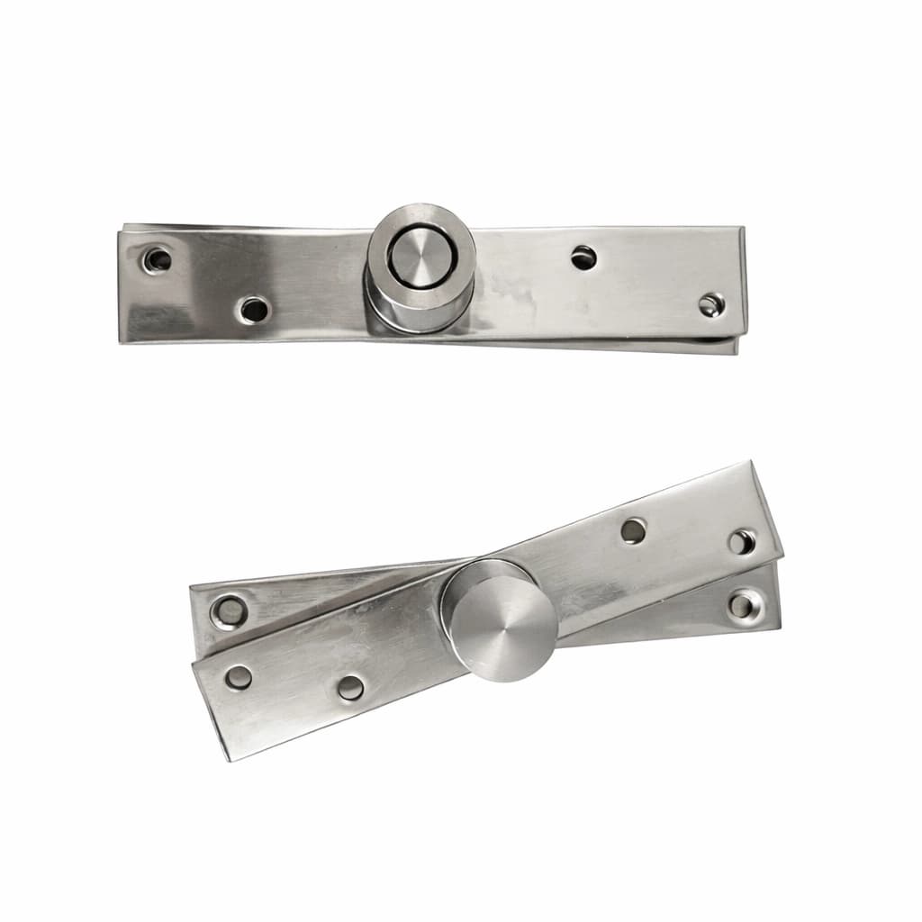 Pivô para Porta Pivotante 250kg Médio com Rolamento Inox