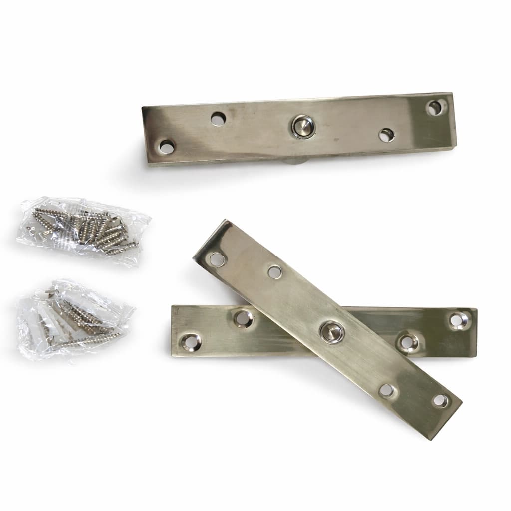 Pivô para Porta Pivotante 250kg Médio com Rolamento Inox - Miniatura 2