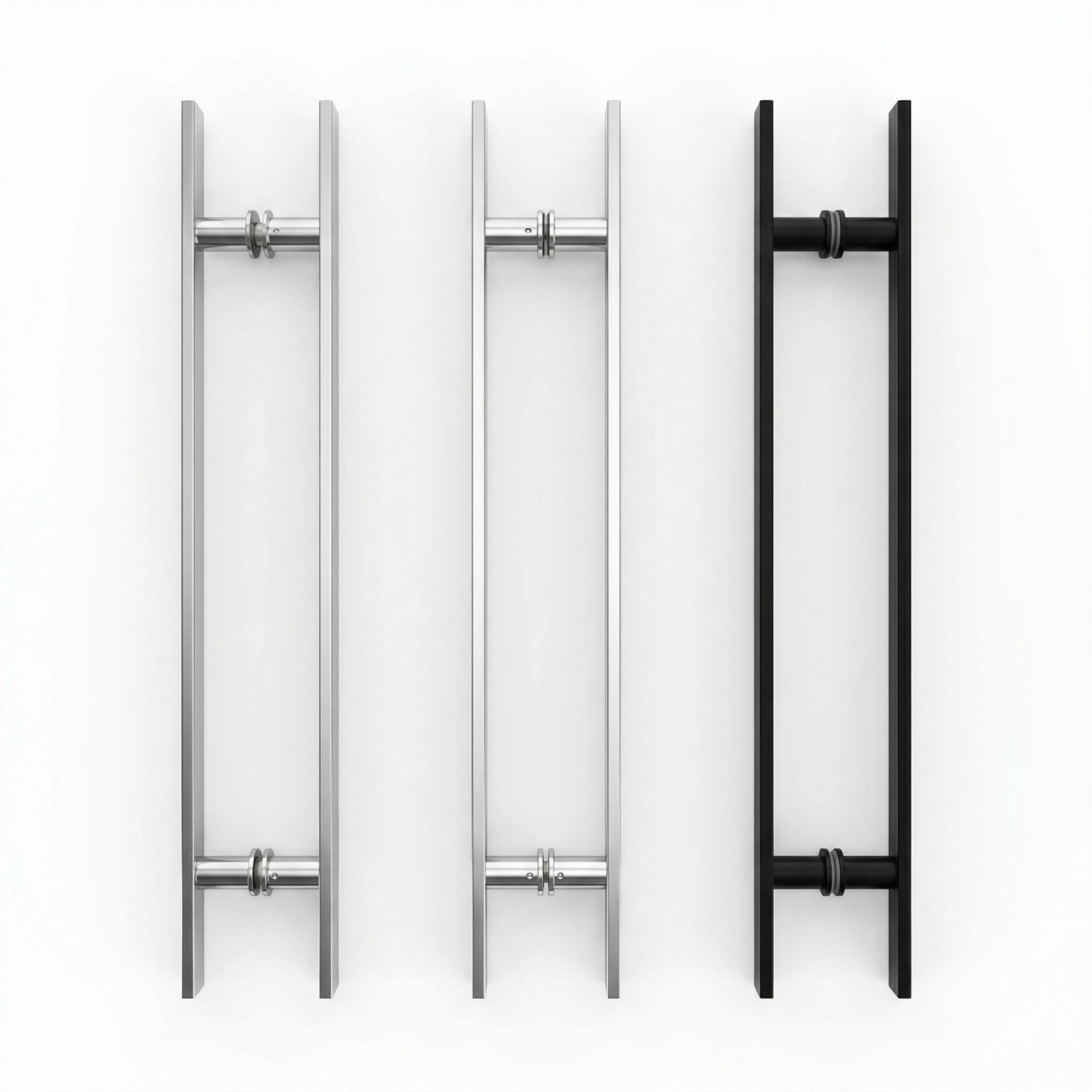 Puxador Alça Dupla Barra Chata Inox 304 600x800mm - Miniatura 2