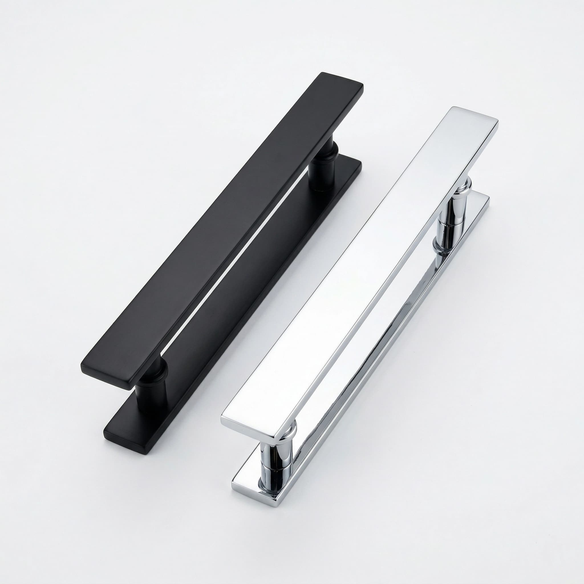 Puxador Alça Dupla Barra Chata Inox 304 300x400mm para Portas